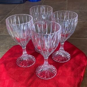 Mikasa Elegant Full Lead Crystal Goblet Set